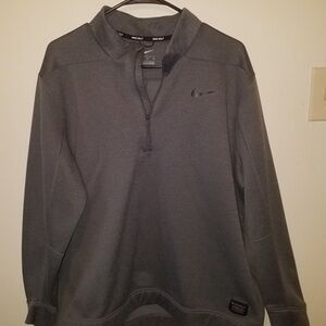 Nike Golf Gray quarter Zip Up dri fit